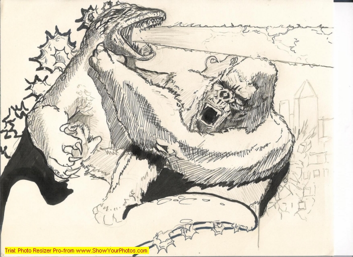 King Kong vs Godzilla by diggs421