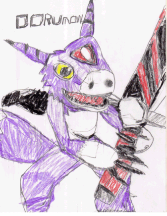 Dorumon from Digimon World 4. by digi_freak