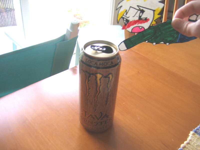 LET GO OF MY JAVA MONSTER >.<~ by dingoy_x_chan