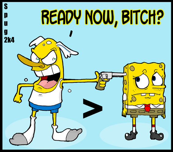 Wooldoor > Spongebob by dirty_baka