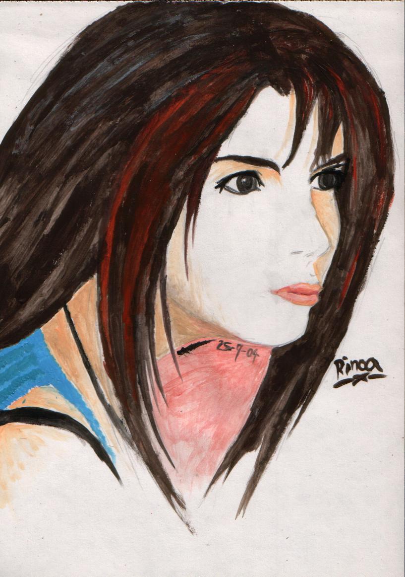 Lil painting of Rinoa! by dj_leeroy