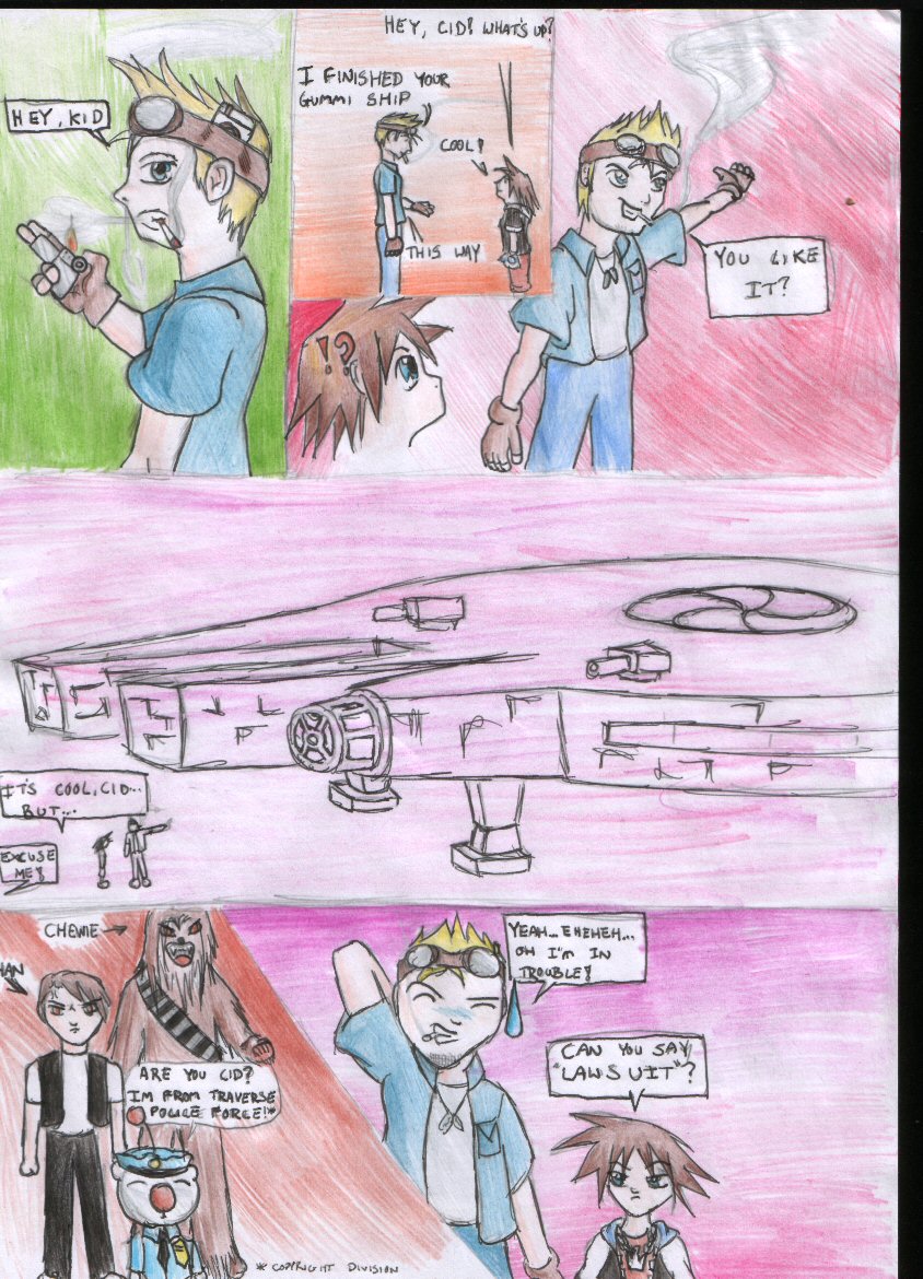 Cid Gets In Trouble With Star Wars by dj_leeroy