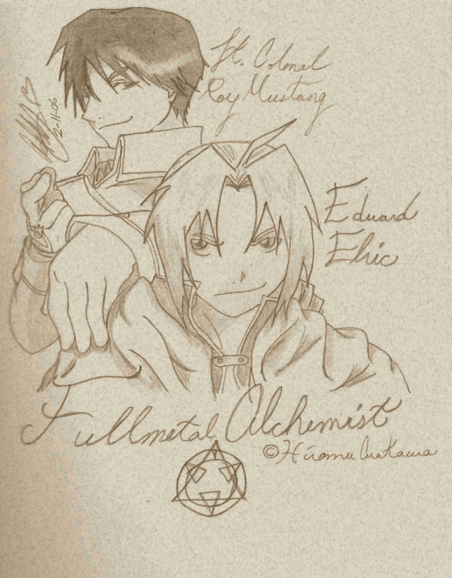 Fullmetal Alchemist-Roy and Edward by dms_cheeseshirted_chorusneko