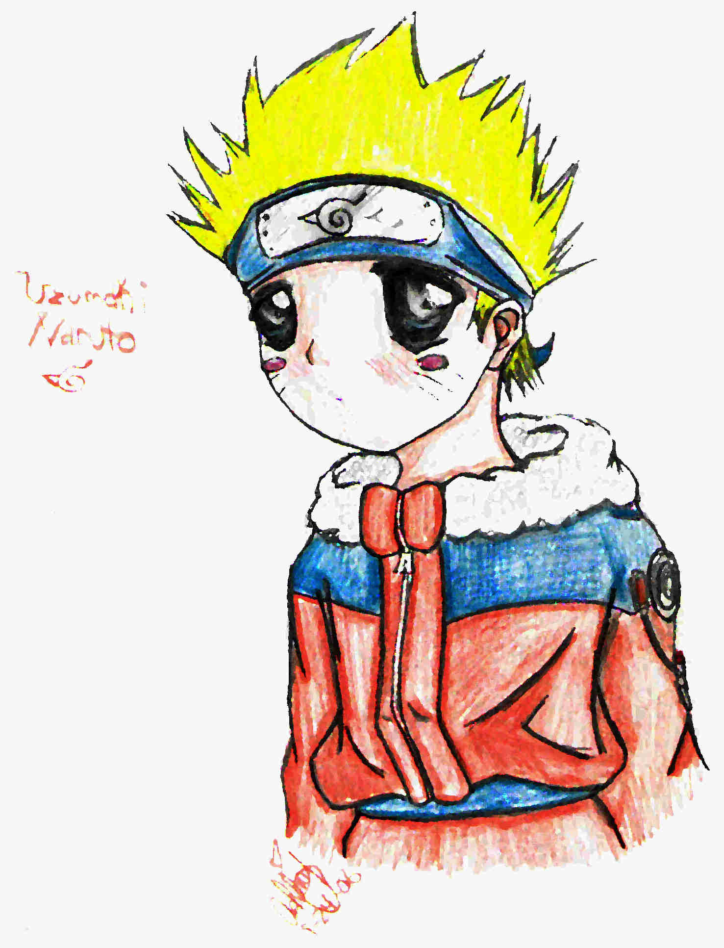 Big-eyed Naruto by dms_cheeseshirted_chorusneko