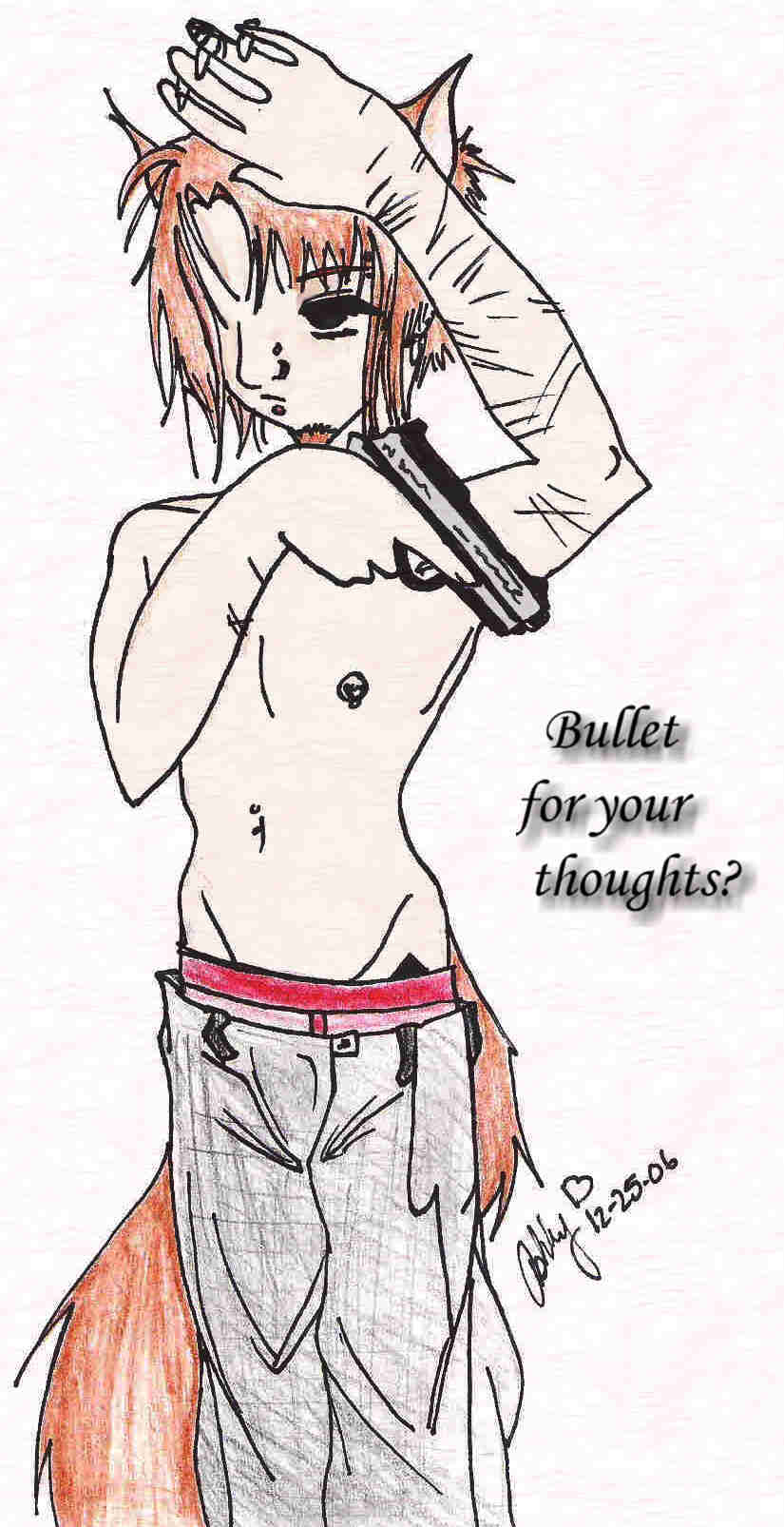 Bullet For Your Thoughts? by dms_cheeseshirted_chorusneko