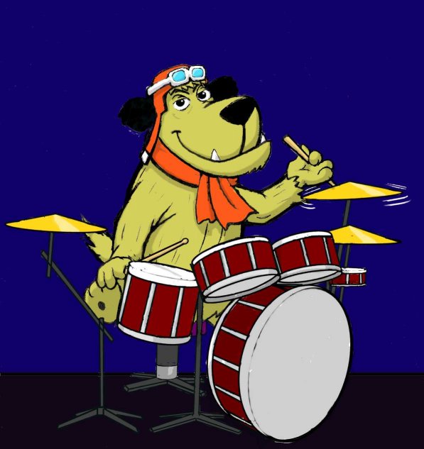 Muttley on the drums by dnmtt