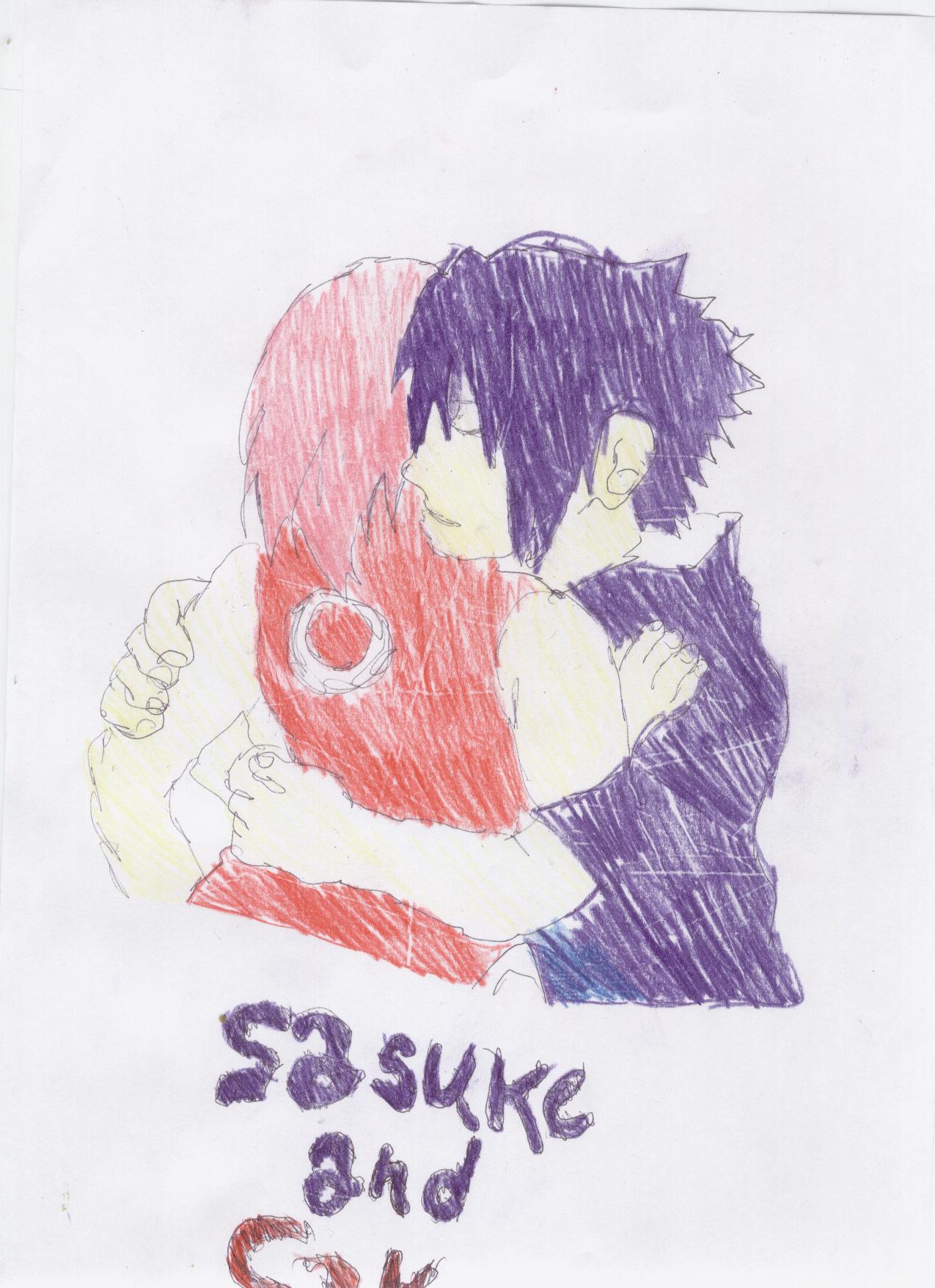 sakura and sasuke for a contest by don
