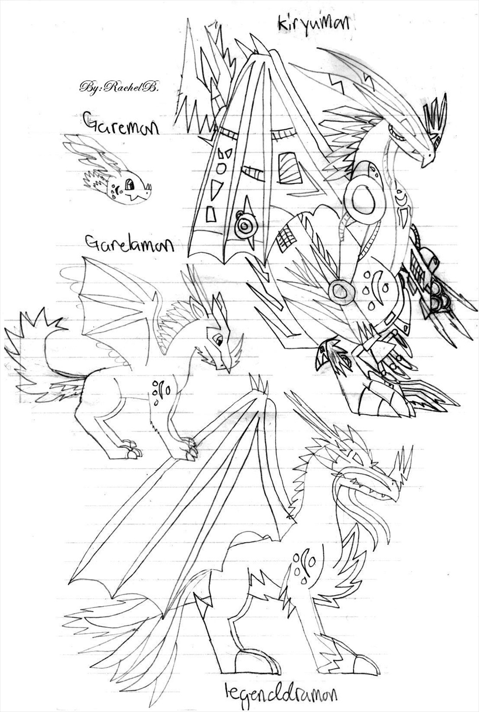 the evolution of wardragmon by dragon45