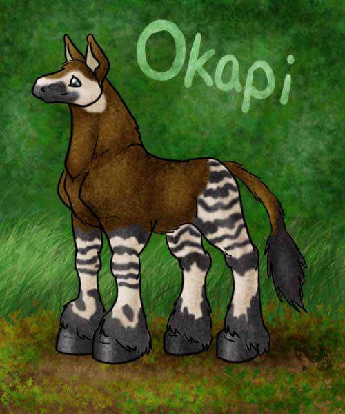 Okapi by dragon_ally