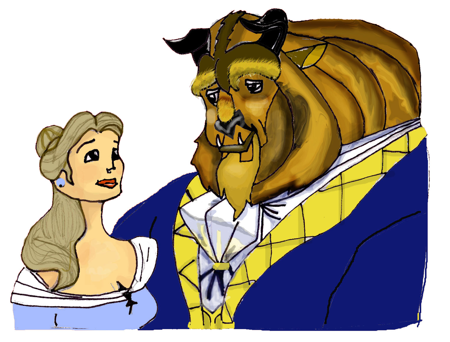 Beauty and the Beast by dragon_flames
