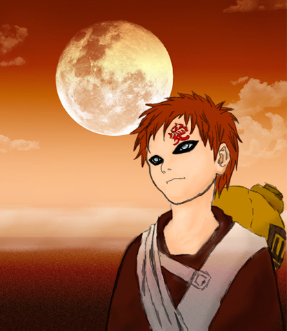 Gaara of the Sand by dragon_flames