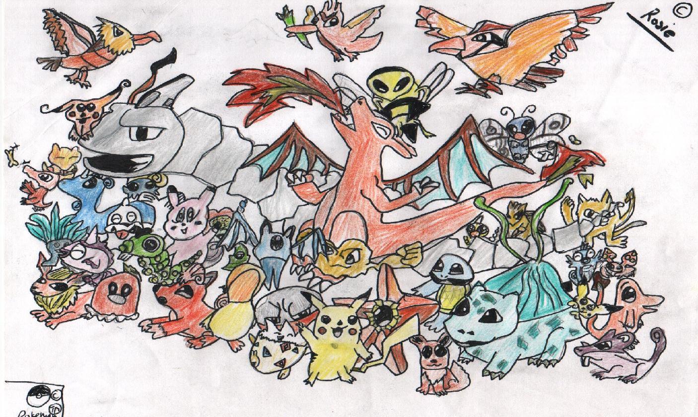 Pokemon Group by dragon_queen12