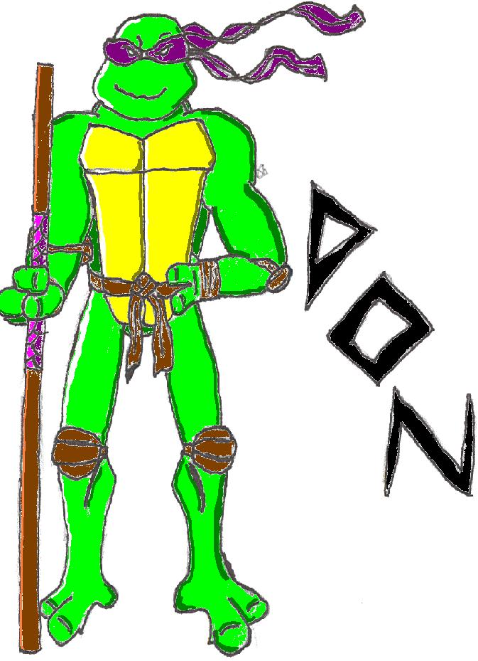 Donatello- calm stance by dragongamer13