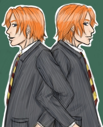 Fred and George by dragonkitty1