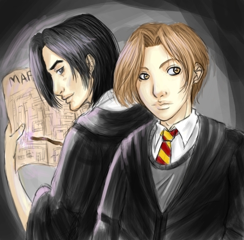 Remus and Sirius by dragonkitty1
