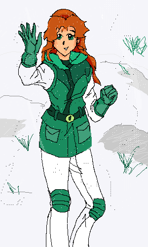 Starfire in the snow by dragonlover131313