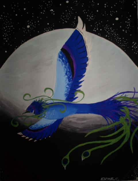 Moon phoenix by dragonmaniac25
