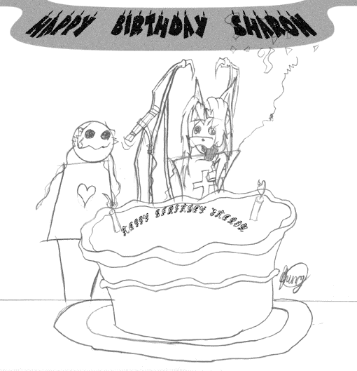 HAPPY BIRTHDAY SHARON! - Unfinish by dragonmorph