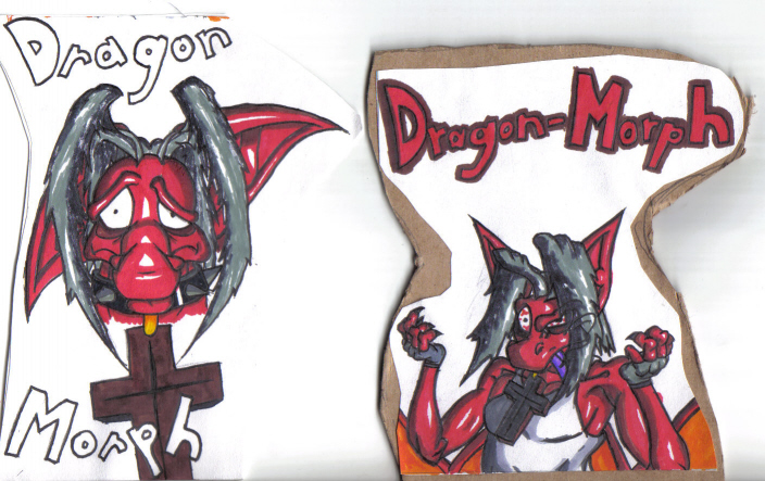 Dragon-morph Conbadge by dragonmorph