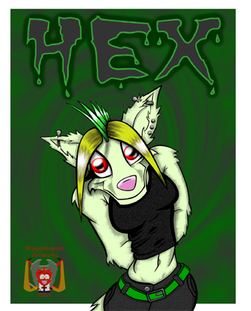 Conbadge for Hex by dragonmorph