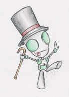 gir with top hat by ducklover
