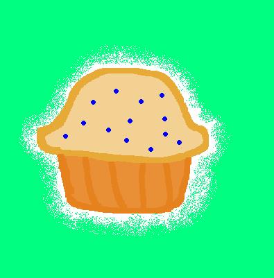 Blueberry muffin by duperando
