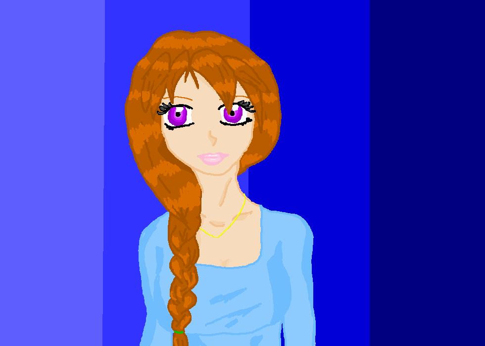 MS paint girl WOW! by duperando