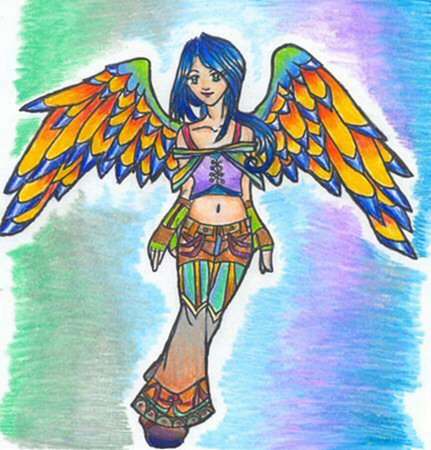 Colored angel!!! by duperando