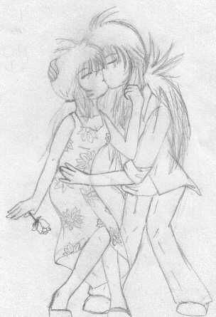 Kurama and Yukina kiss? by dustbunny