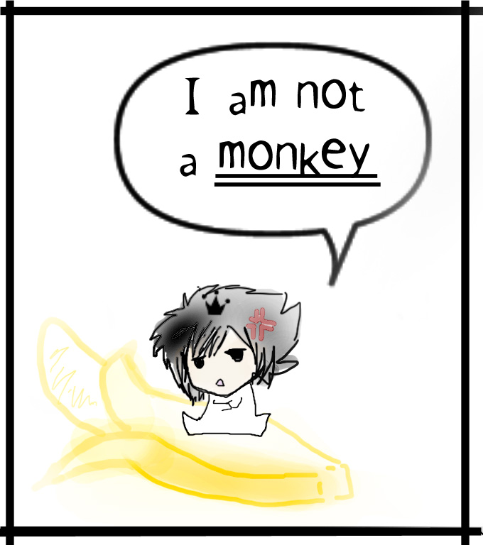 L is a monkey~ by dustbunny