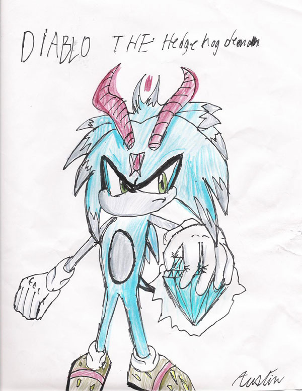 Diabo: The Hedgehog Demon by E-101