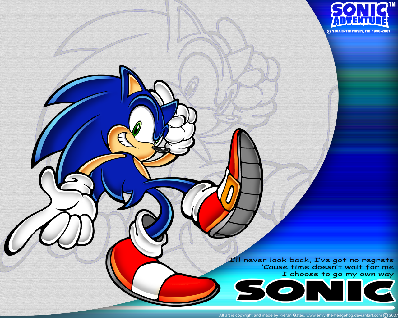 Sonic the Hedgehog-WALLPAPER by ENVY16