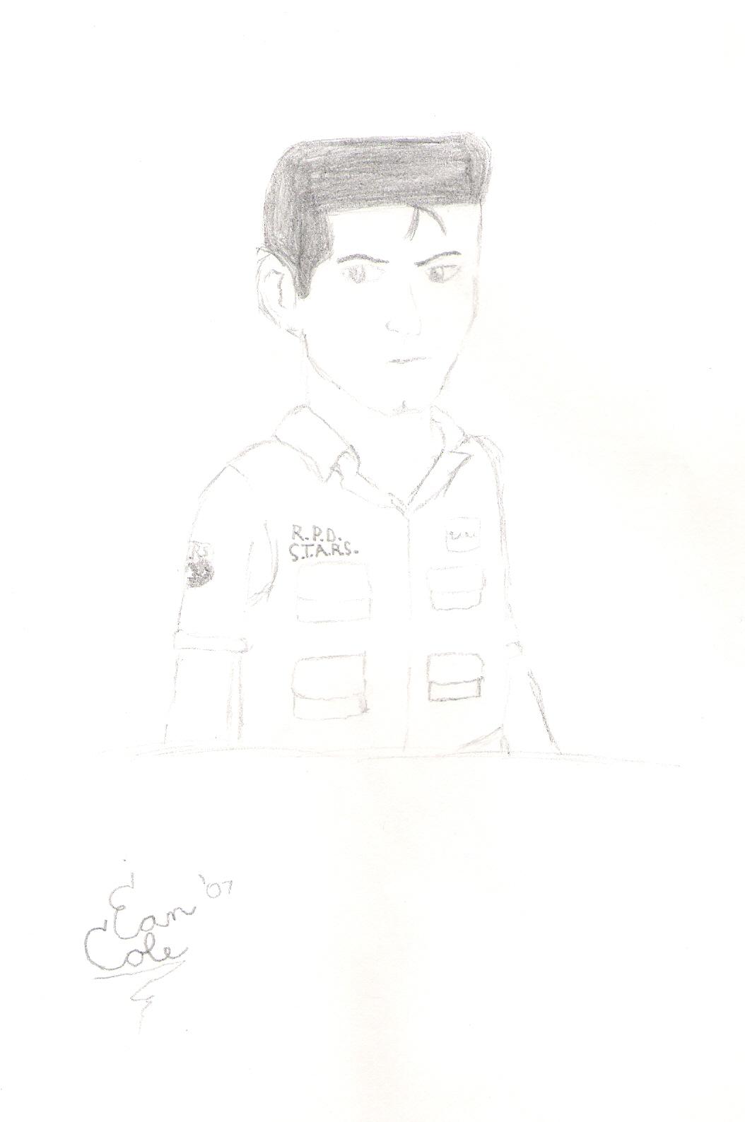 Manga Style Chris Redfield by EanCole