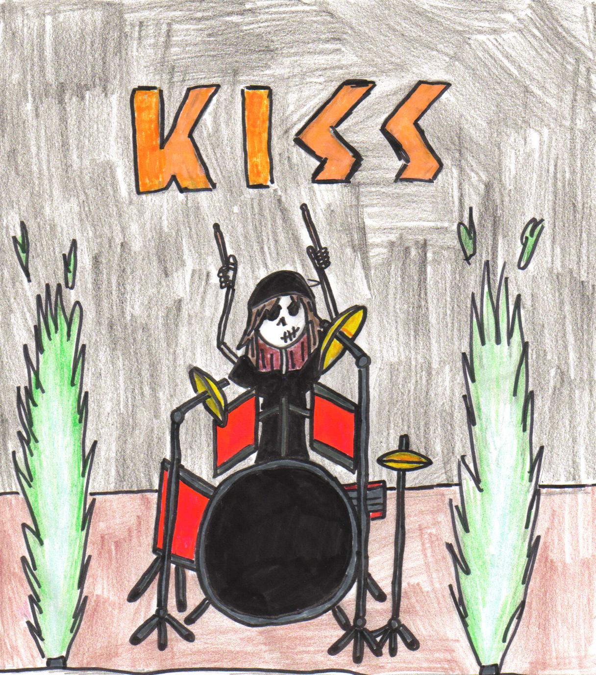 drummin' for kiss!!! by EdgarRocks