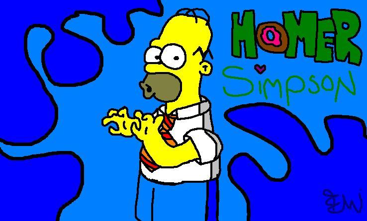 Homer Simpson by Edge14