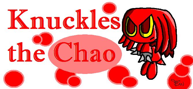 Knuckles the Chao by Edge14
