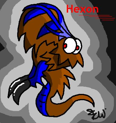 Hexon *Cartoon Hydralisk* by Edge14