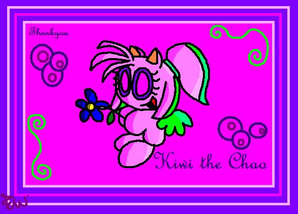 Kiwi the Chao ~*Thankyou Gift*~ by Edge14