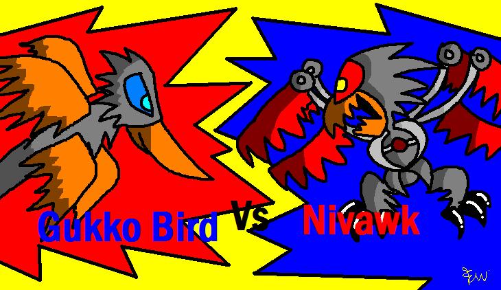 Gukko Bird Vs Nivawk by Edge14