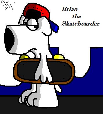 Brian the Skateboarder by Edge14
