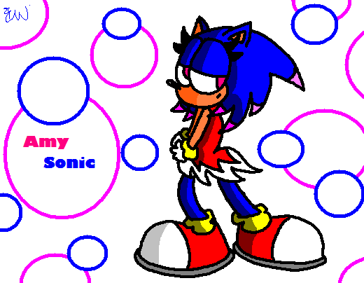 Amy/Sonic Fusion by Edge14