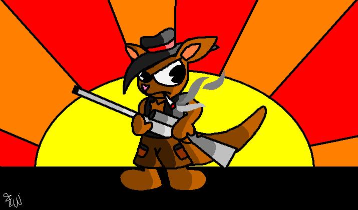 Mick the Kangaroo (GamerJay's Fan-character) by Edge14