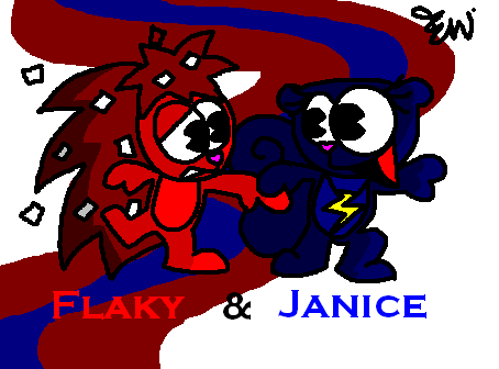Janice & Flaky >>RQ from Sega_man7 by Edge14