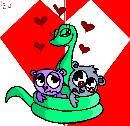 Culu, Toothy and the Snake *RQ* by Edge14