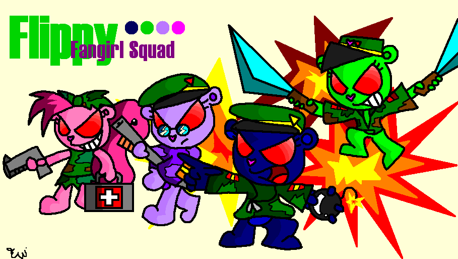The Flippy Fangirl Squad by Edge14