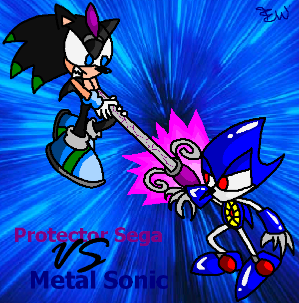 Sega Vs Metal Sonic %Request% by Edge14