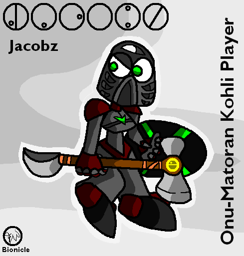 Jacobz - Onu-Matoran Kohli Player by Edge14