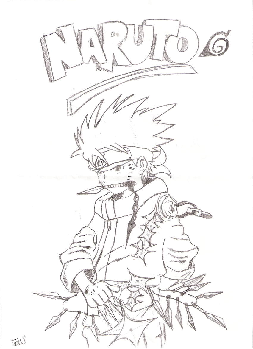 Naruto Sketch by Edge14