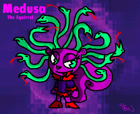 Medusa the Squirrel by Edge14