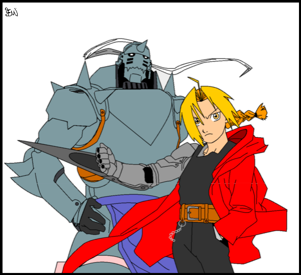 Edward and Alphonse Elric by Edge14